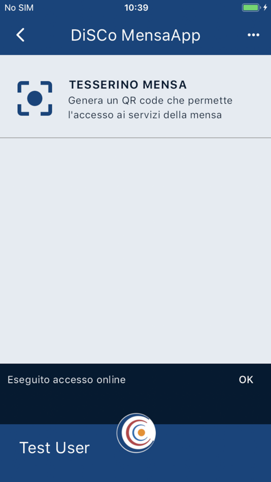 #4. DiSCo MensaApp (iOS) Ved: In4matic srl