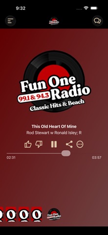 Fun One Radio app screenshot