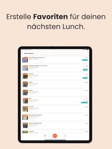 Lunchies - Explore lunch deals iPad screenshot