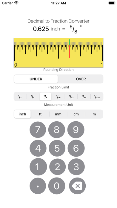 Screenshot #1 pour Inch Converter