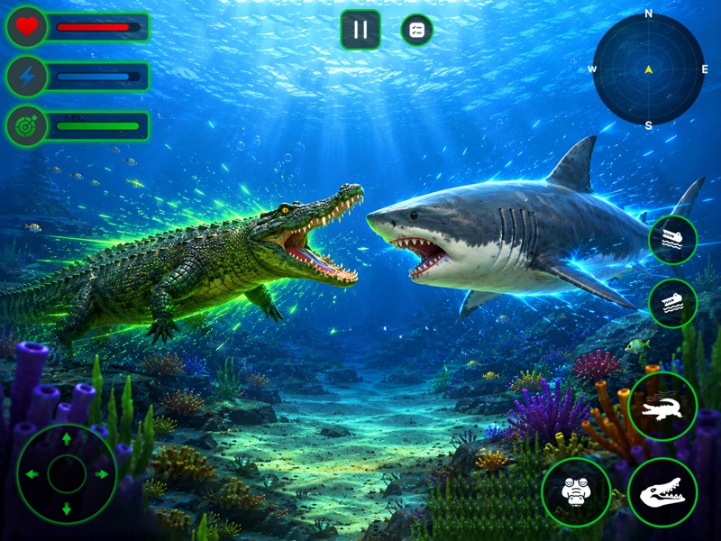 Underwater Crocodile Simulator screenshot 7