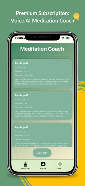 InLight Meditation AI Coach screenshot 2