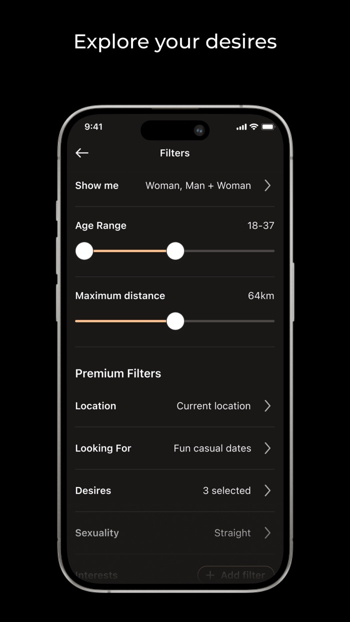 Nymph Open-Minded Dating App