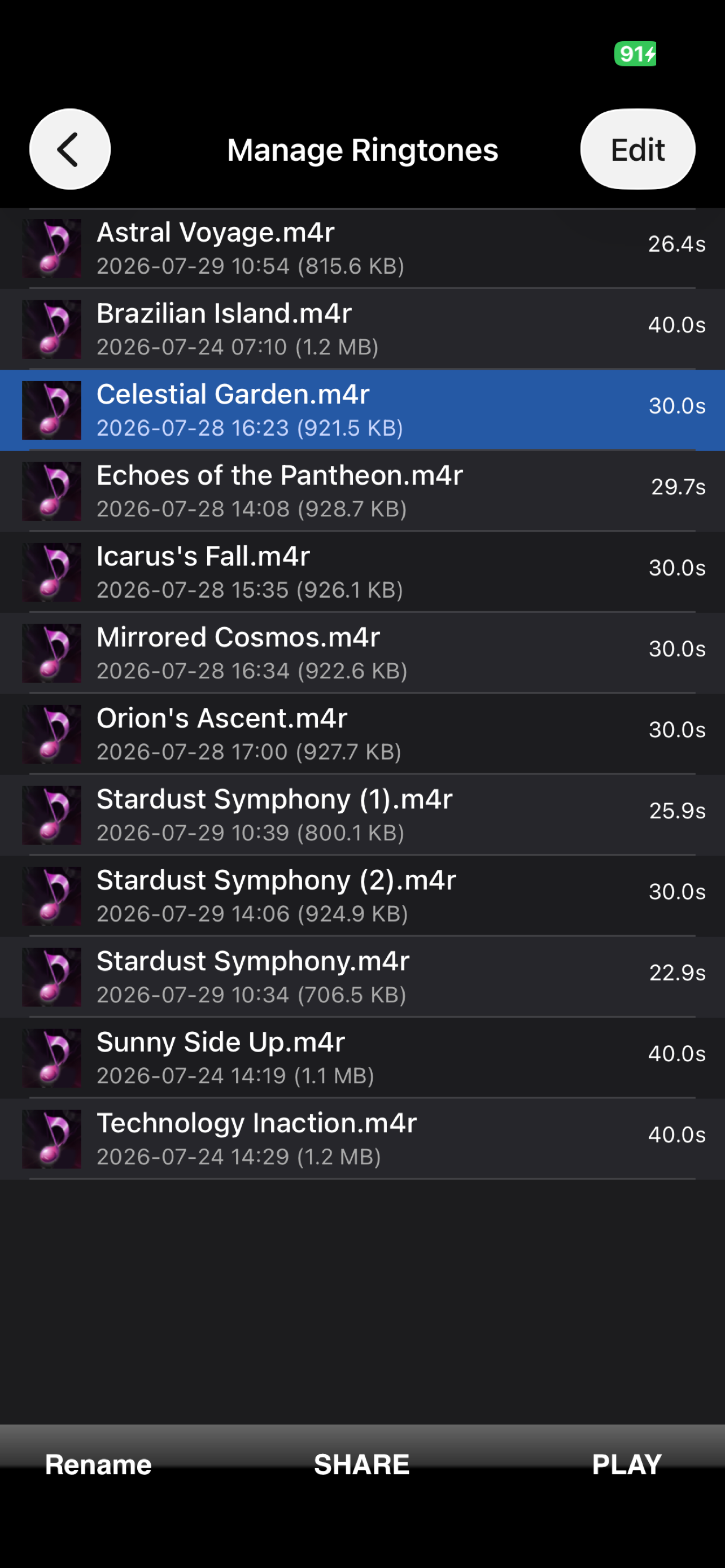 Ringtone Architect + screenshot 5