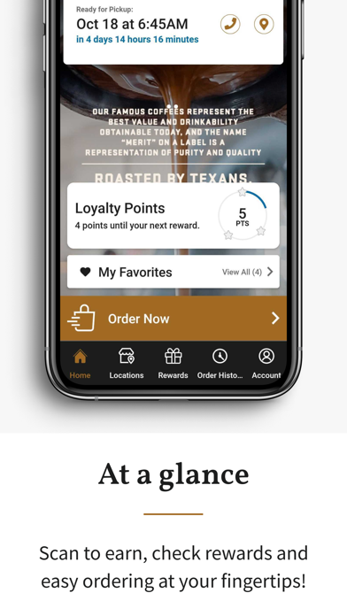Merit Coffee Co. Screenshot