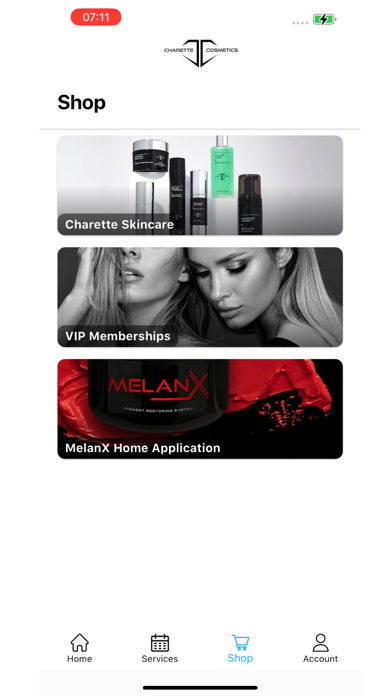 Charette Cosmetics Screenshot