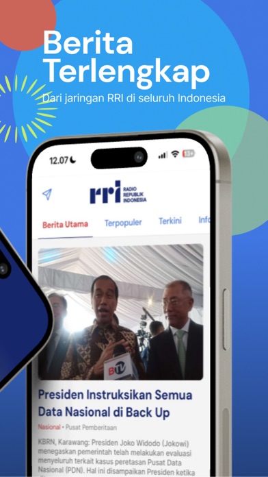 RRI News Screenshot