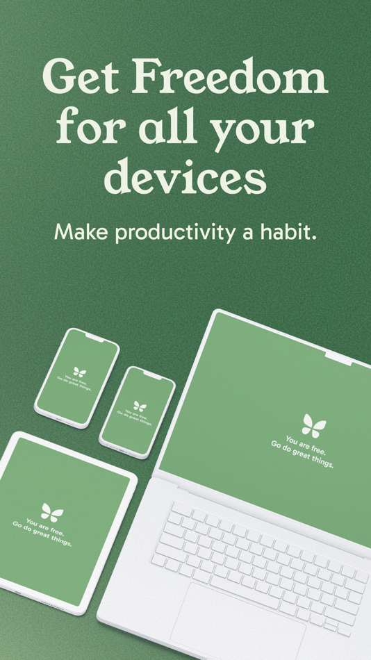 #10. Freedom: Screen Time Control (iOS) Por: Eighty Percent Solutions