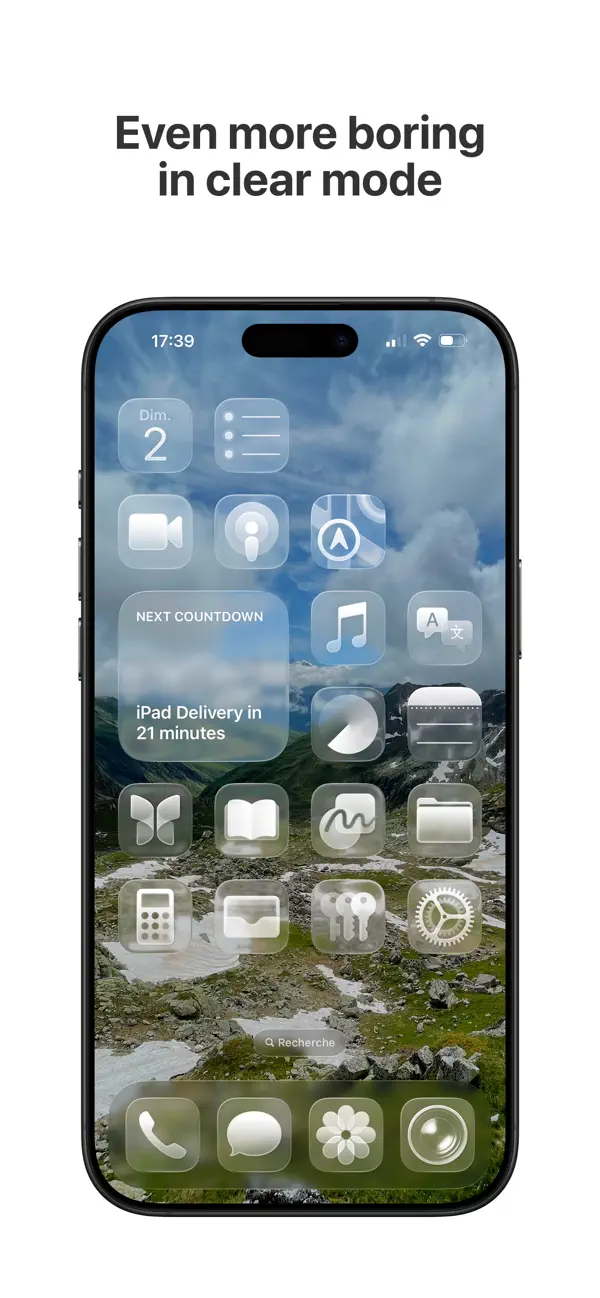#4. Boring Countdown (iOS) Ved: GAUTHIER HIEN DESIGN