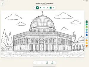 Rawdah: Muslim Kids Coloring screenshot 1