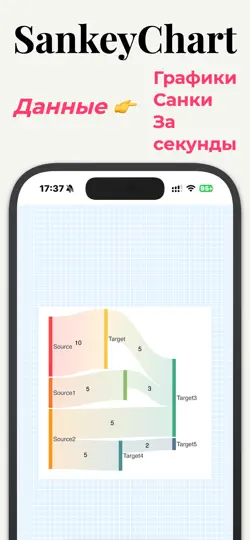 Скриншот SankeyChart на iPhone 1
