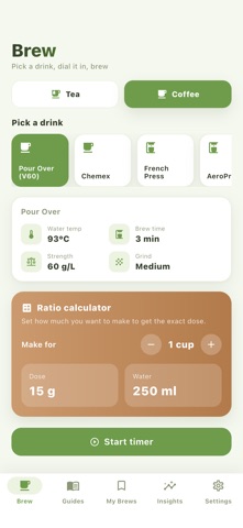 Brewory: Tea & Coffee Timer Screenshot 1 of 5
