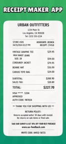 Receipt Maker - Smart screenshot
