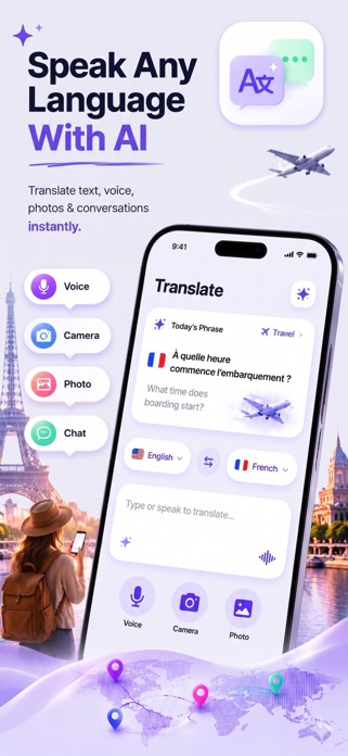 Polyglot AI Translator Screenshot 1 of 4