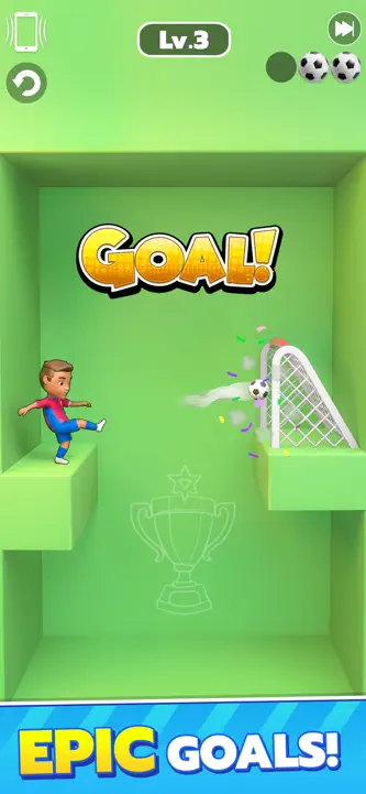 Soccer Goal: Aim & Score screenshot 1