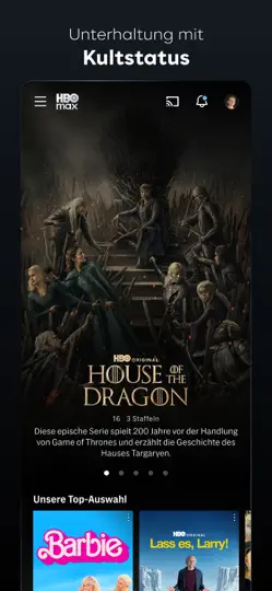 Screenshot von HBO Max: Filme Und Serien auf dem iPhone 4