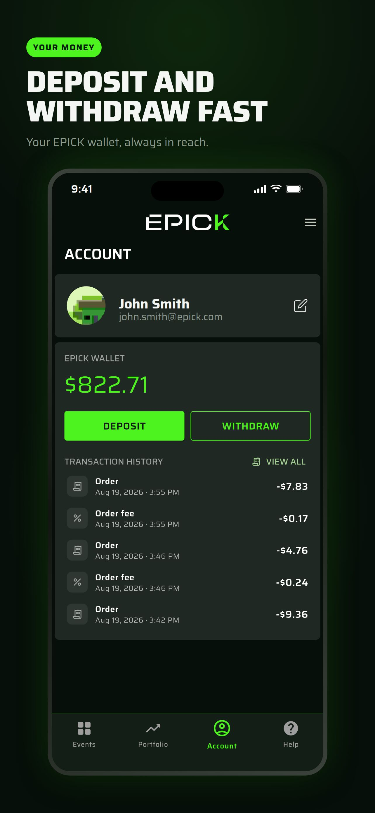 EPICK - Skill Based Sports App screenshot 7