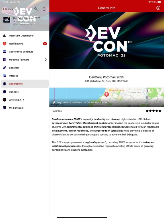 My TMCF iPad screenshot 2 - Business app