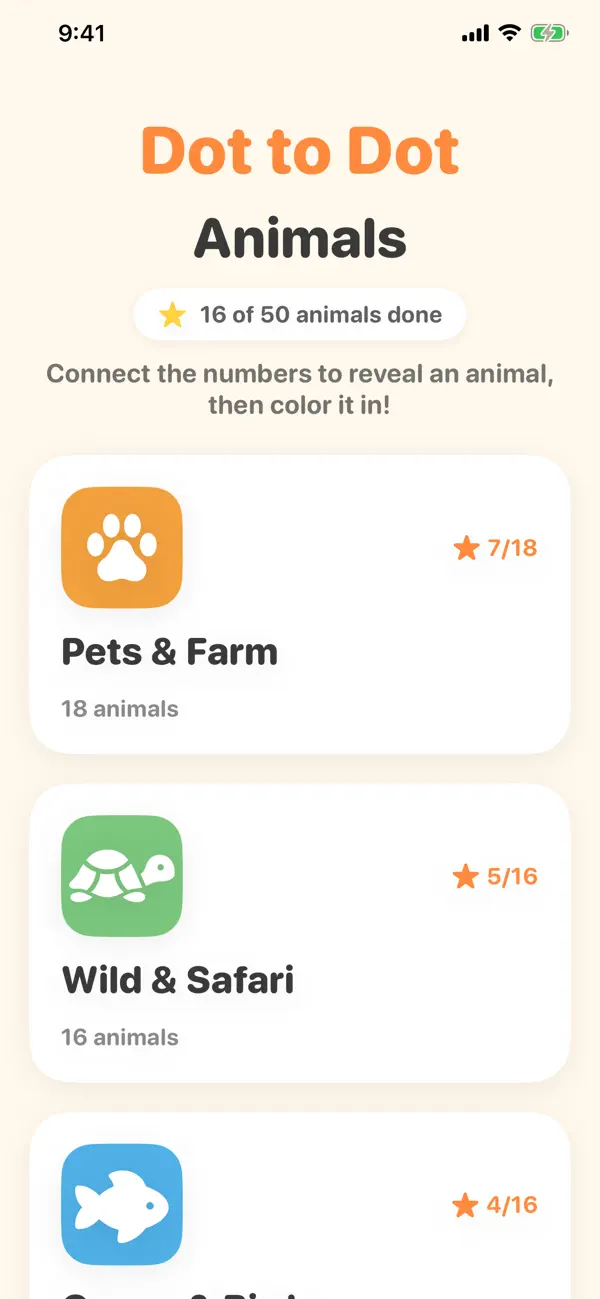 Screenshot #3 pour Dot to Dot Animals Kids