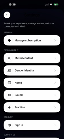 Mindr - Daily Affirmations Screenshot 4 of 7