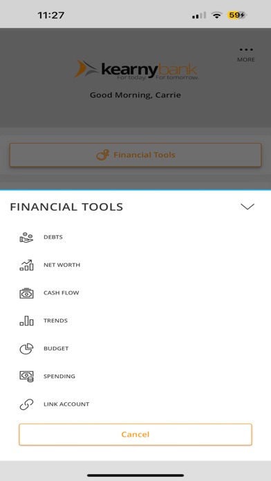 Kearny Bank Mobile Banking Screenshot