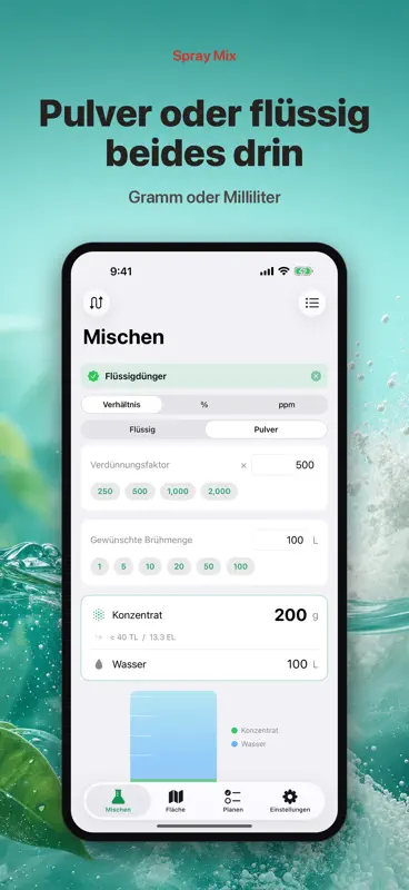 Spritzbrühe & Flächenrechner screenshot 10 of 10