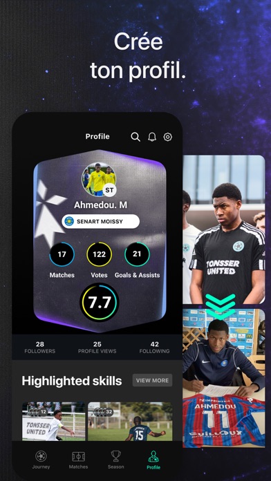 Screenshot #1 pour Tonsser - Appli Foot Jeunes