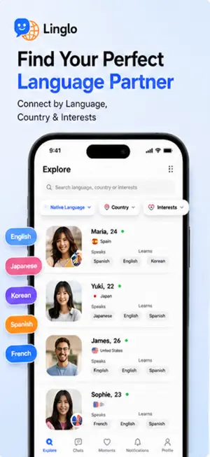Linglo: Language Exchange screenshot 2