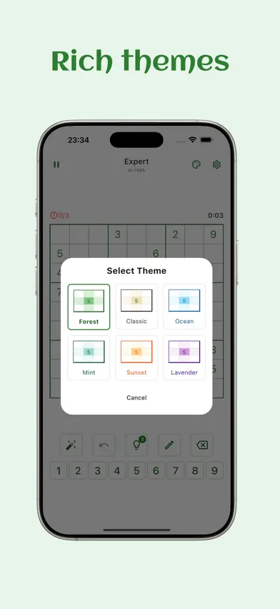 Sudoku Clean - No ads screenshot 3