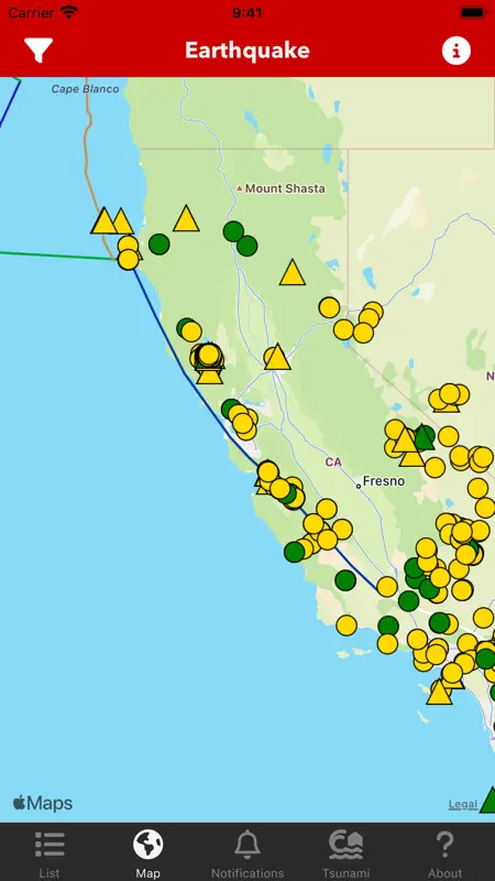 Earthquake: Alerts & Map screenshot 10 of 10