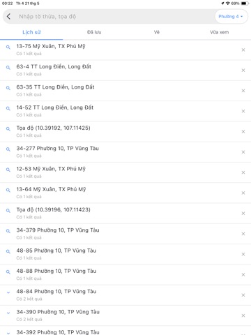 QH Bà Rịa - Vũng Tàu iPad screenshot 5