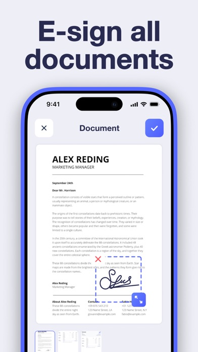 eSign: Signature Maker, Editor Screenshot