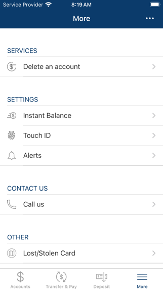 The HCB iPhone screenshot 4 - Finance app