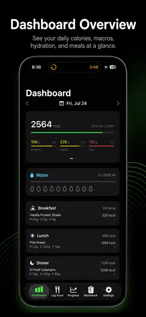 Vitra - Calorie Tracker screenshot 1