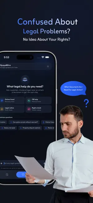 NyayMitra : AI Legal Help screenshot 2