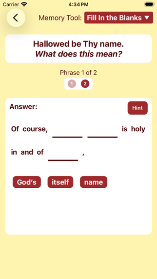 Lutheran Catechism Screenshot 3 of 5