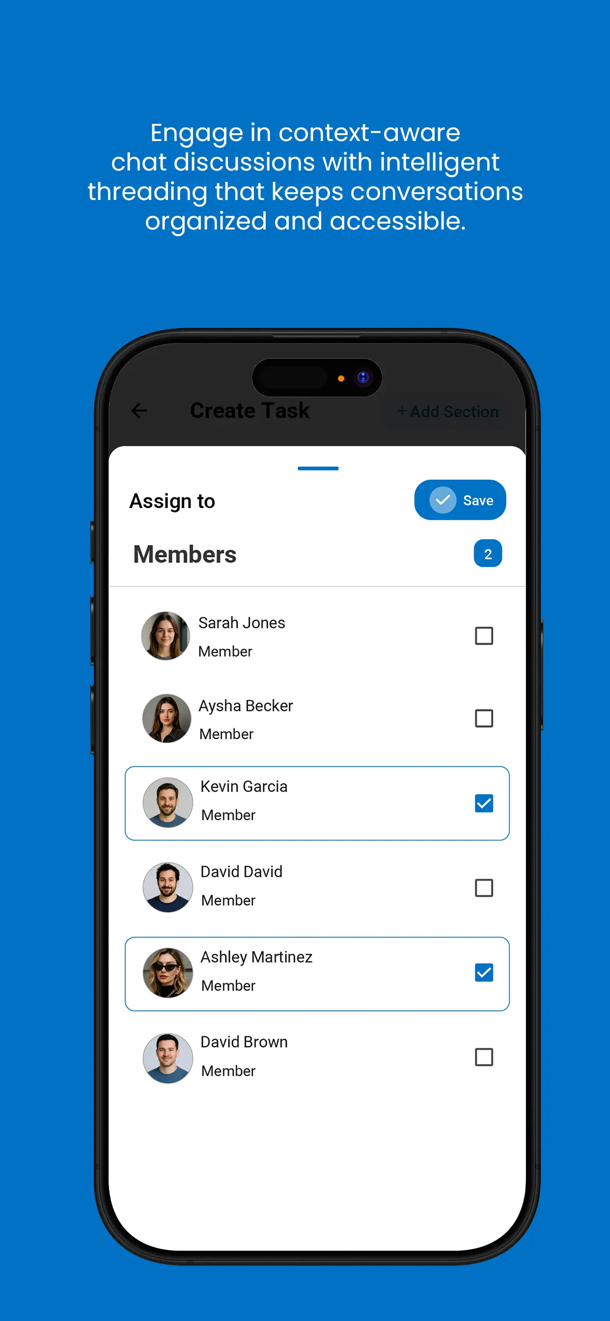 #6. Tapi: Chat, Tasks, Notes, ... (iOS) Podle: Tapi for Information Technology