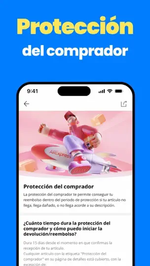 Captura de pantalla de AliExpress Shopping App en iPhone 7