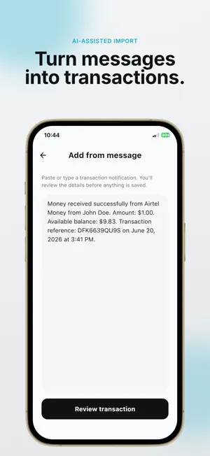 Sikaflow - Easy Money Tracking screenshot 3