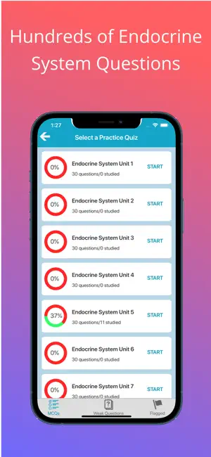 Endocrine System Quizzes screenshot 2
