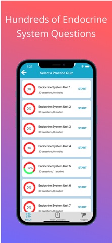 Endocrine System Quizzes Screenshot 2 of 9