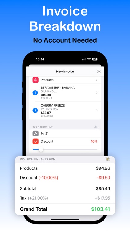 Quick Invoice Maker °