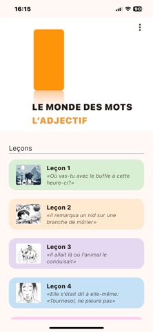 LE MONDE DES MOTS screenshot