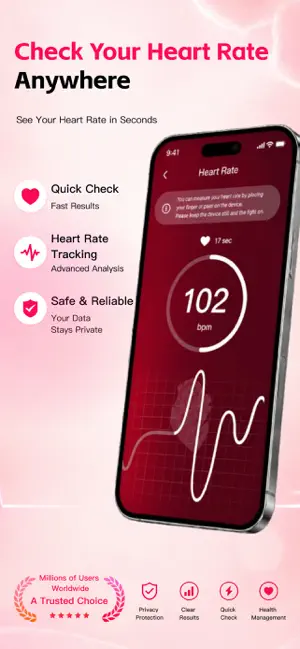PulseCam: Heart Rate Monitor screenshot 1