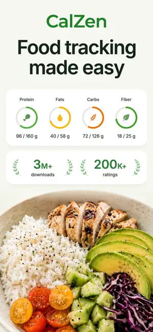 CalZen AI Food Calorie Counter screenshot 1