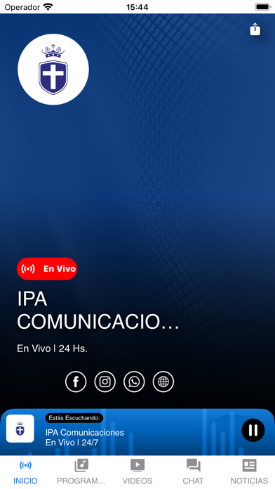 IPA Comunicaciones Screenshot