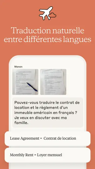 Capture d'écran de Claude By Anthropic sur iPhone 8