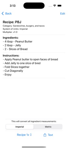 The Recipe Noteboook Screenshot 2 of 4