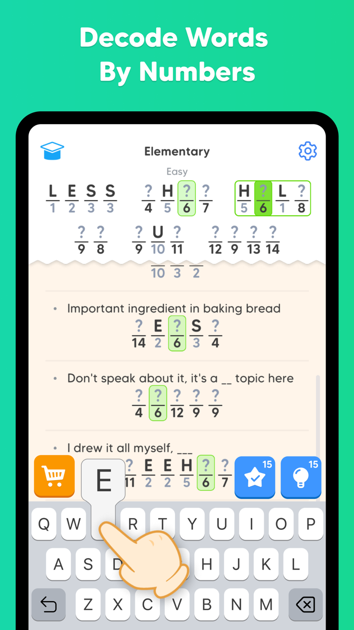 Wordgram Brain Train Puzzle