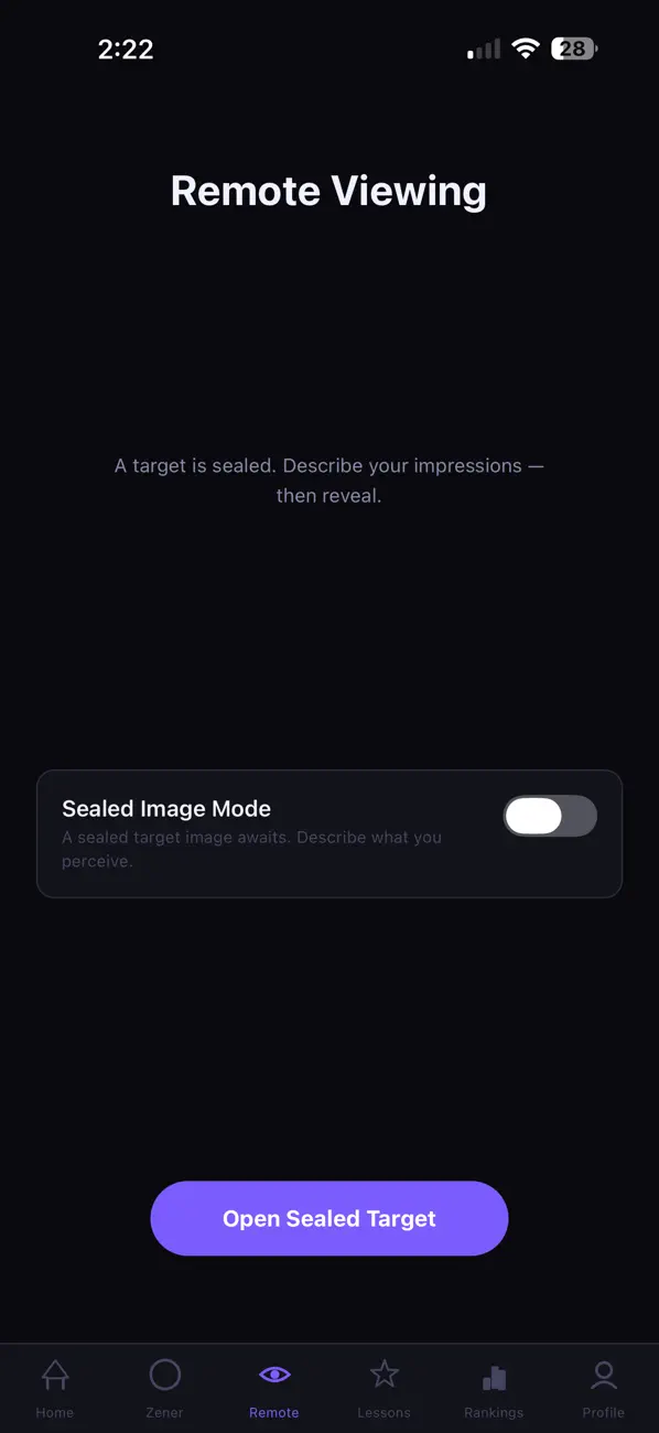 Screenshot #3 pour ESP Trainer: Remote Viewing